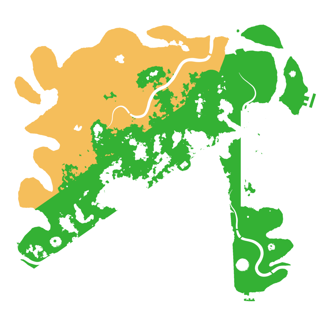 Biome Rust Map: Procedural Map, Size: 4500, Seed: 386862702
