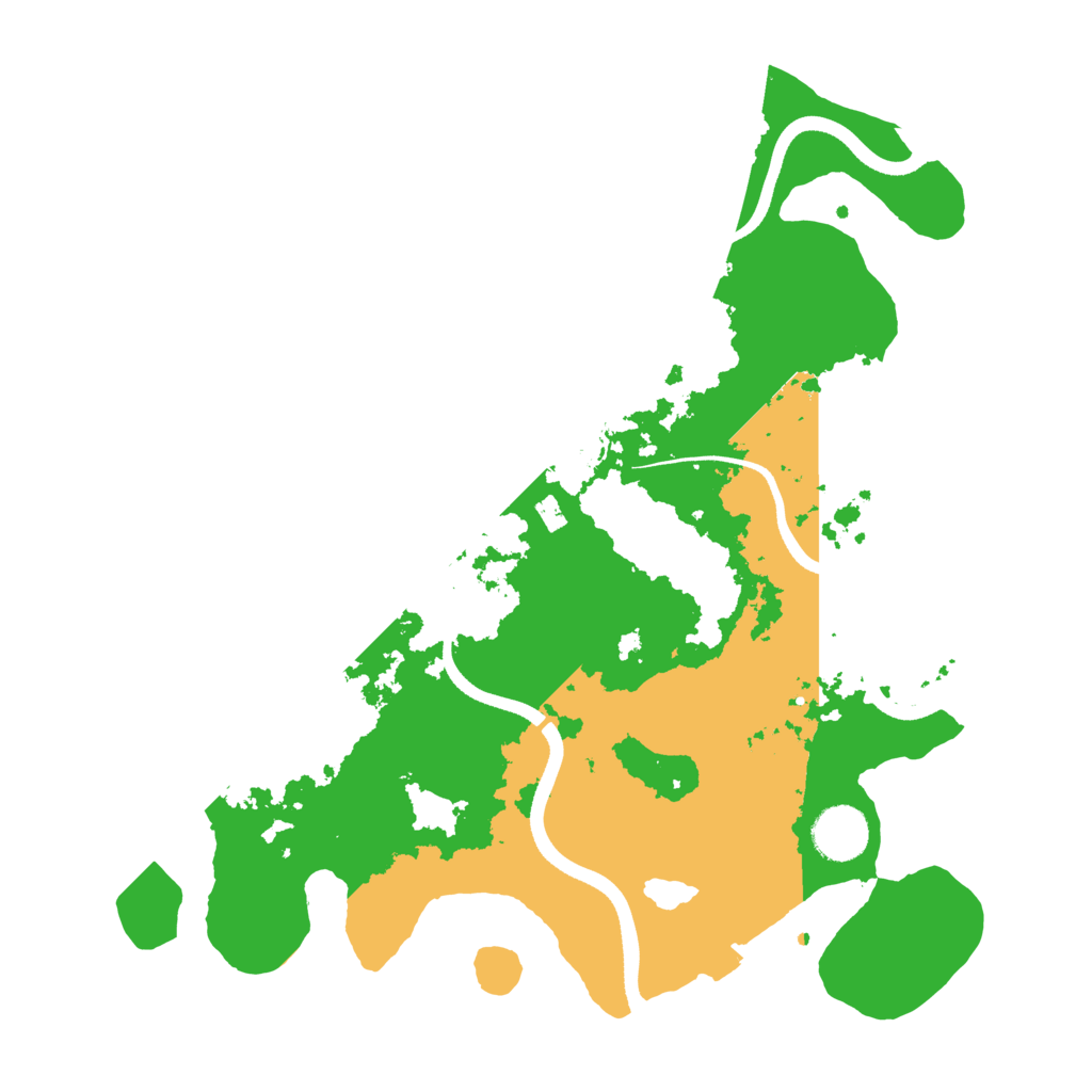 Biome Rust Map: Procedural Map, Size: 3500, Seed: 368840171