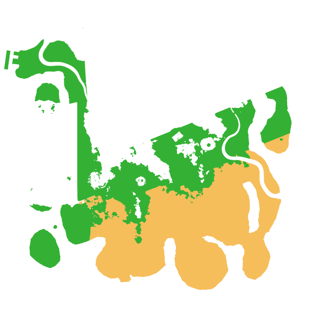 Biome Rust Map: Procedural Map, Size: 3300, Seed: 470264023