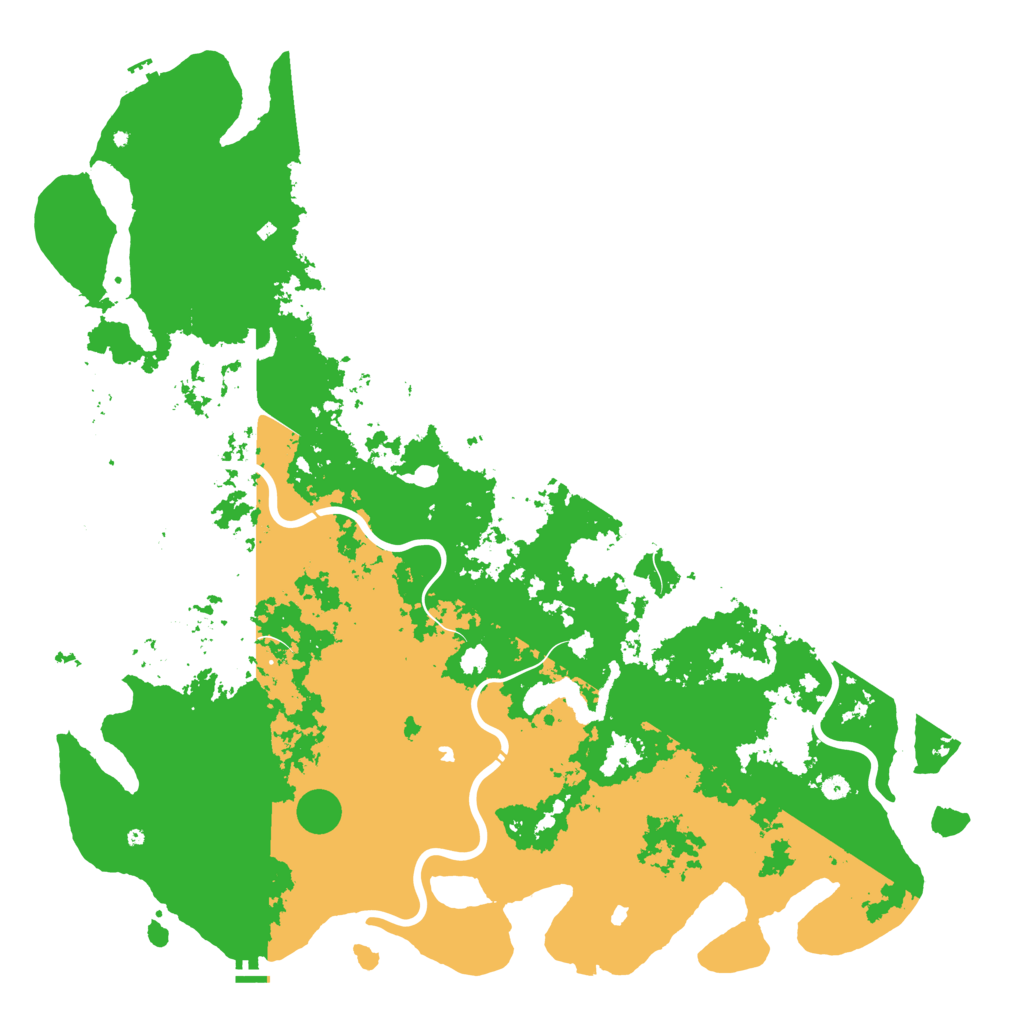 Biome Rust Map: Procedural Map, Size: 6000, Seed: 55676271