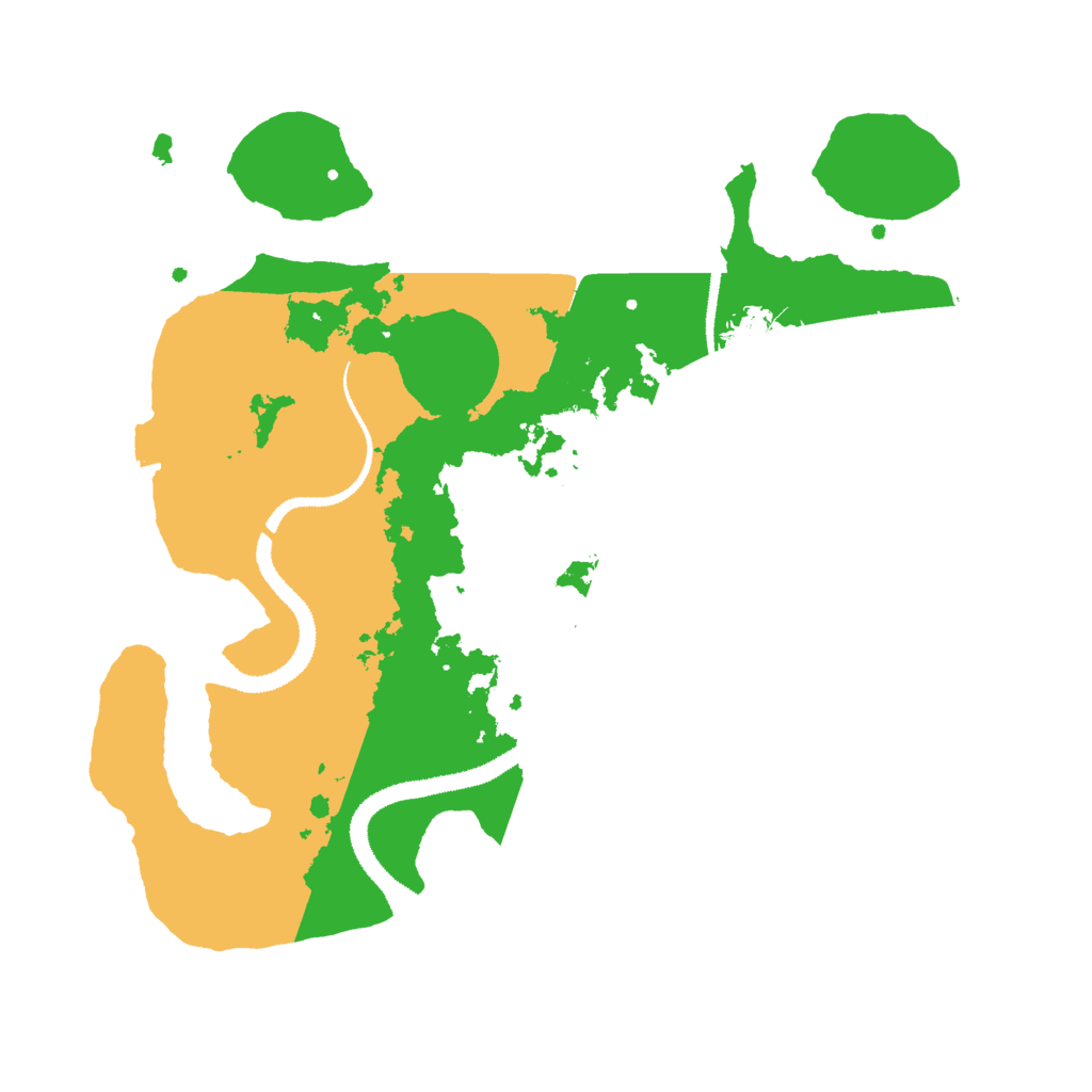 Biome Rust Map: Procedural Map, Size: 3000, Seed: 62653