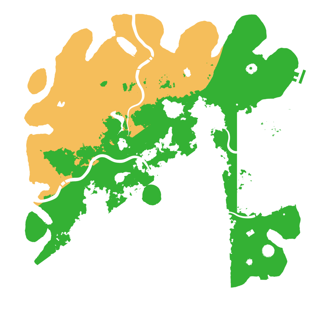 Biome Rust Map: Procedural Map, Size: 4500, Seed: 344452334