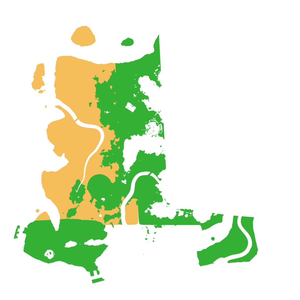 Biome Rust Map: Procedural Map, Size: 3300, Seed: 1723469980