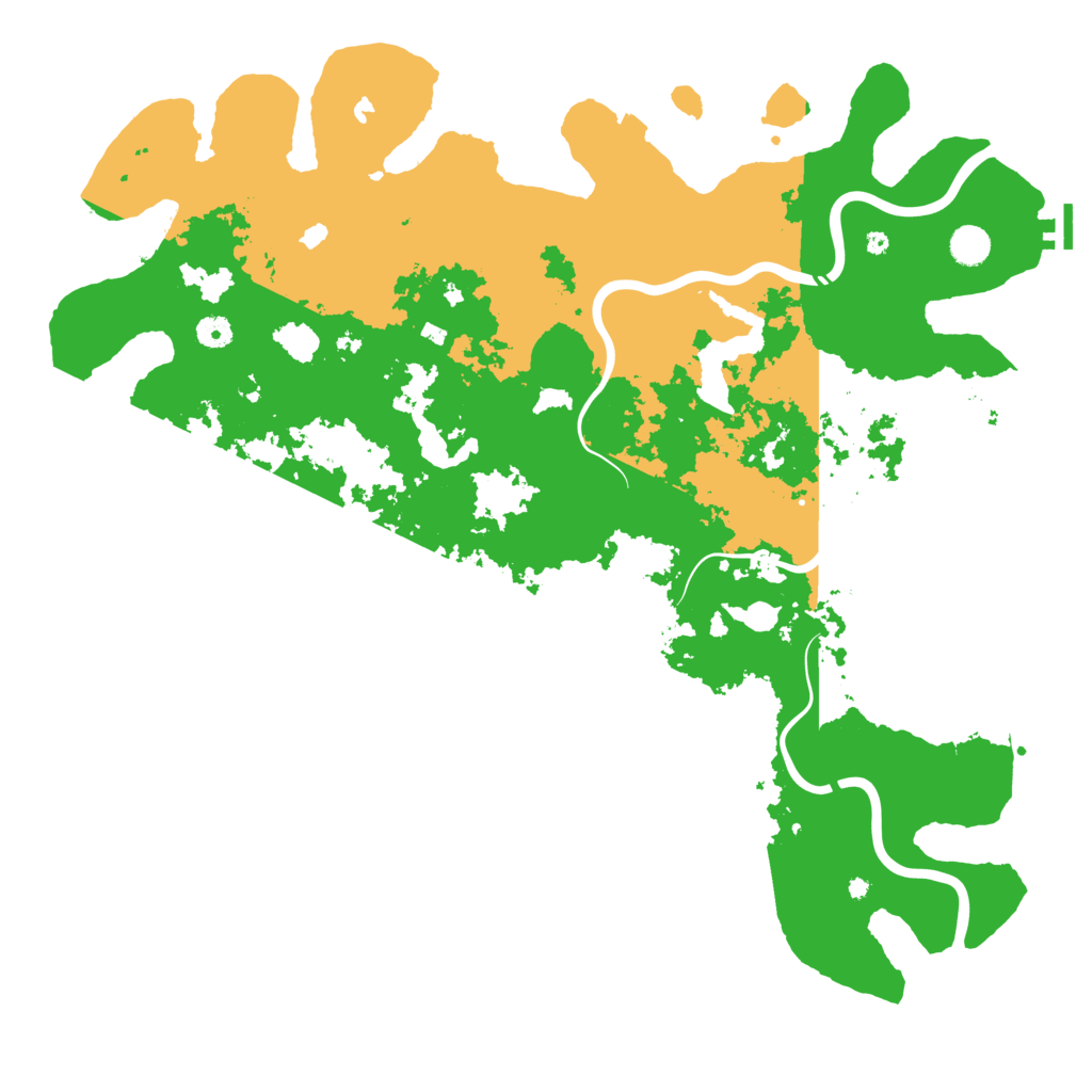 Biome Rust Map: Procedural Map, Size: 4800, Seed: 452413478