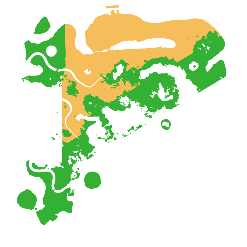 Biome Rust Map: Procedural Map, Size: 4000, Seed: 816549