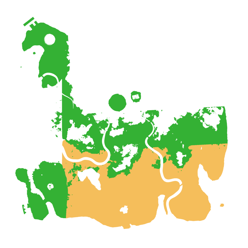 Biome Rust Map: Procedural Map, Size: 4000, Seed: 1367085
