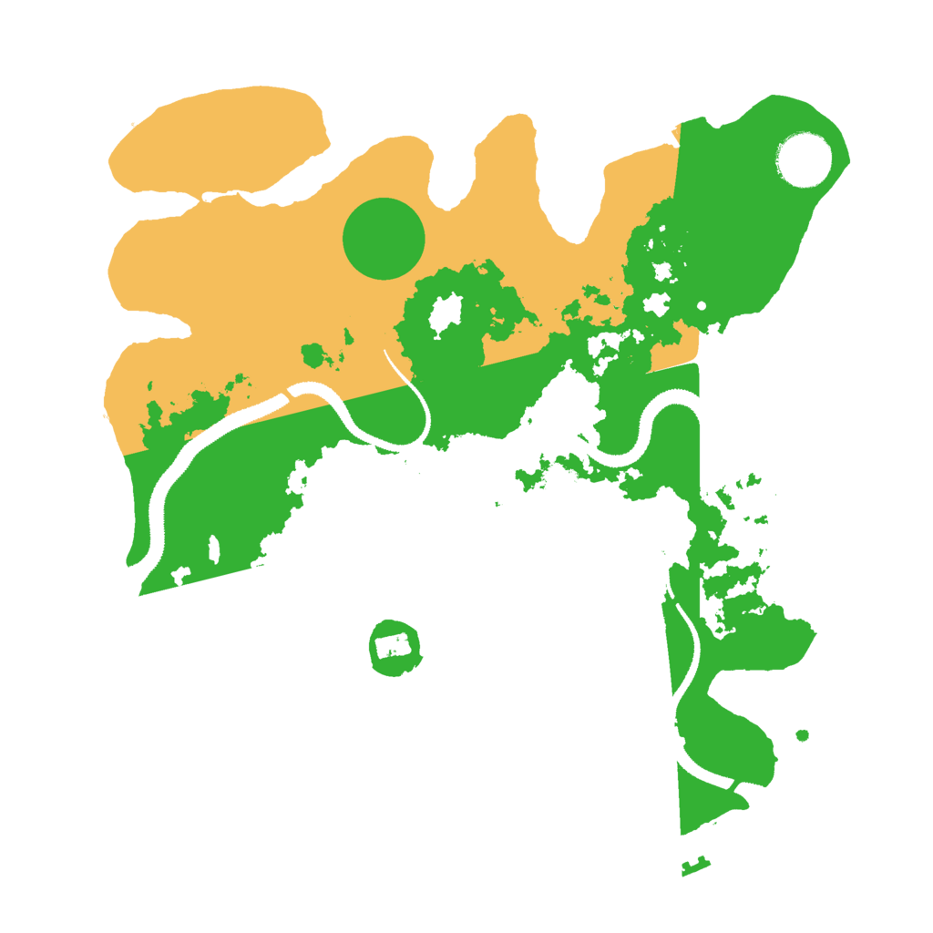 Biome Rust Map: Procedural Map, Size: 3000, Seed: 659940135