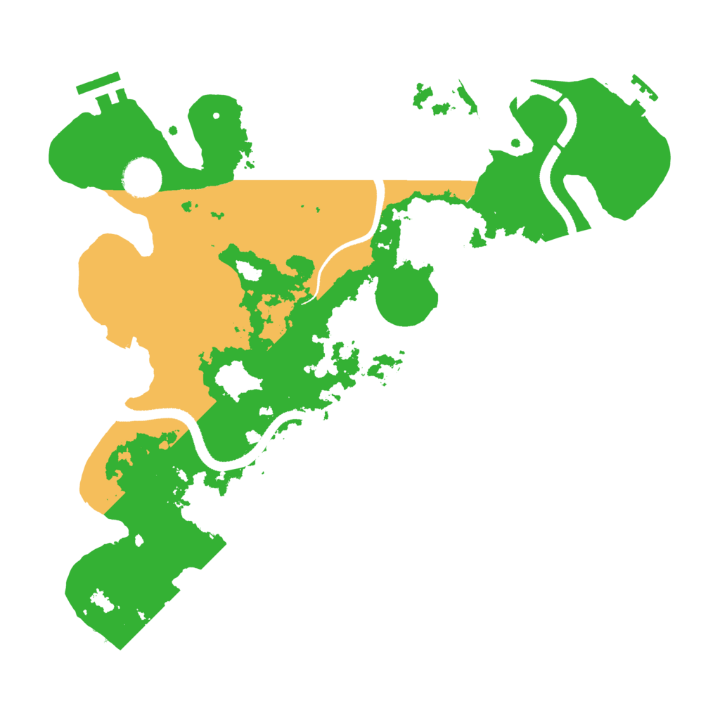 Biome Rust Map: Procedural Map, Size: 3250, Seed: 739527492