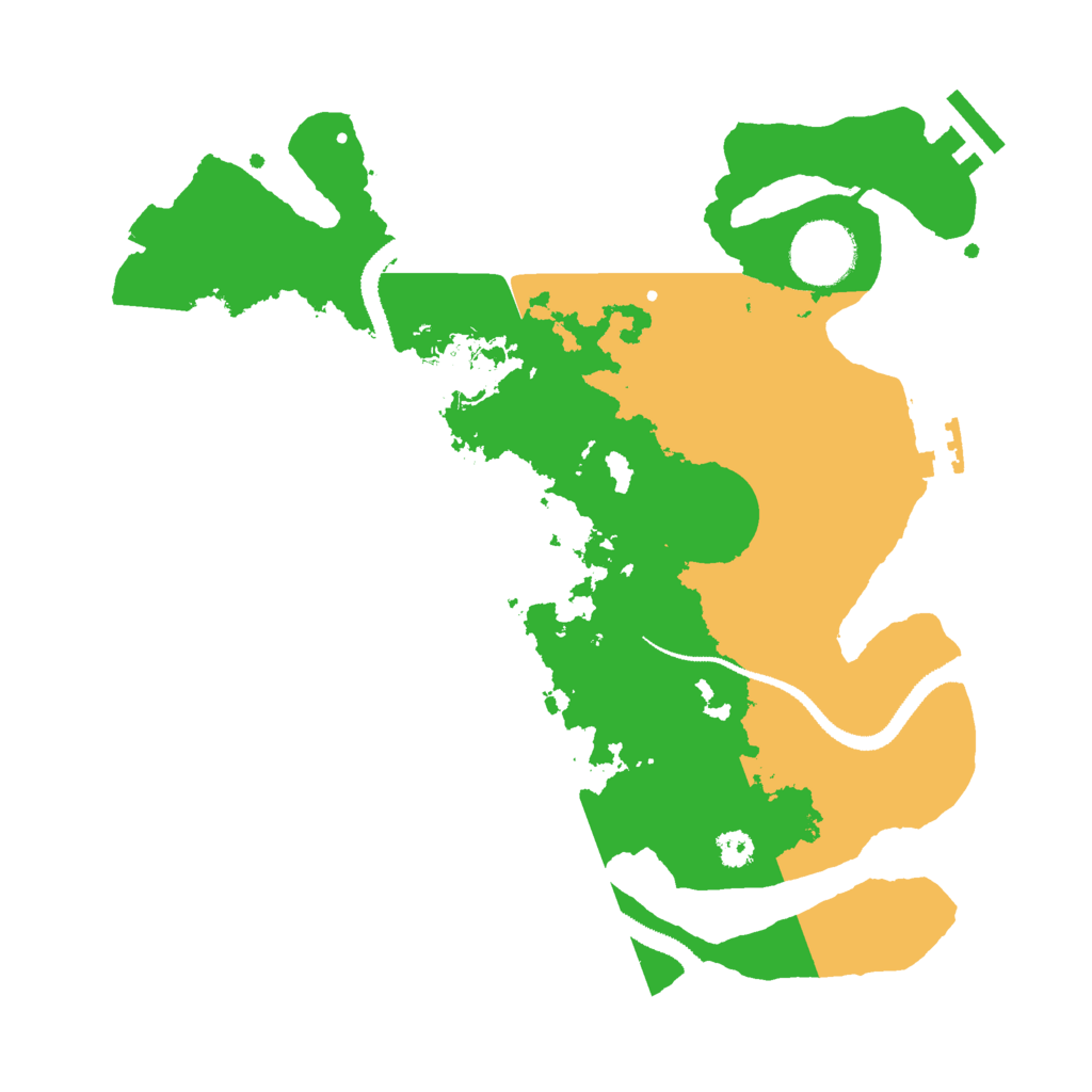 Biome Rust Map: Procedural Map, Size: 3000, Seed: 10111988