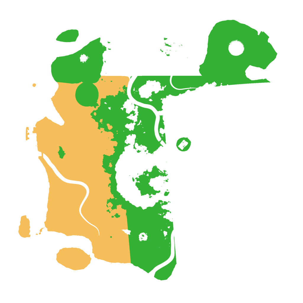 Biome Rust Map: Procedural Map, Size: 3500, Seed: 67854