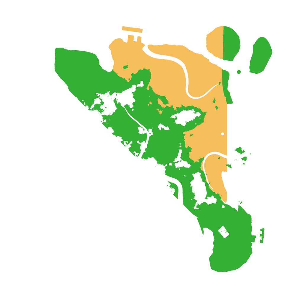 Biome Rust Map: Procedural Map, Size: 3000, Seed: 2478883