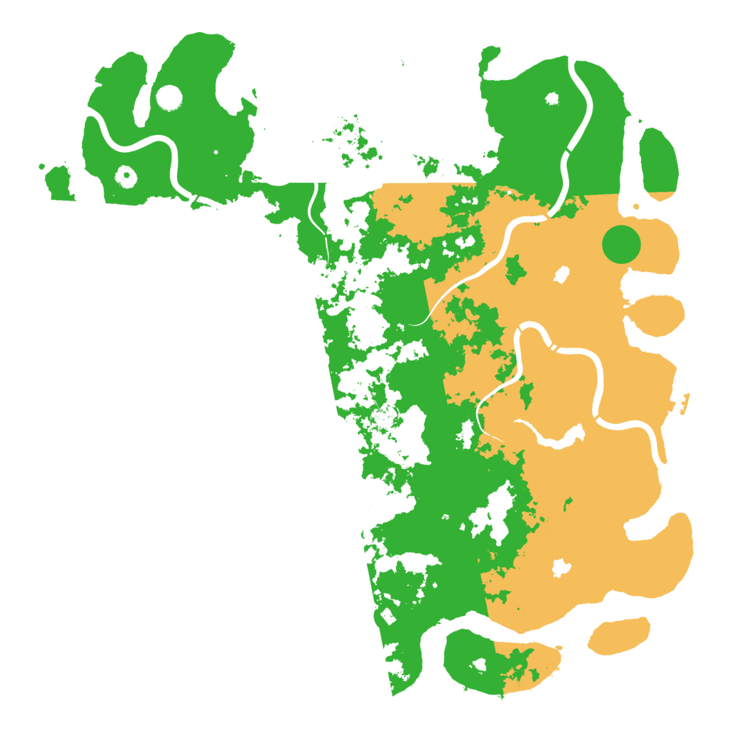 Biome Rust Map: Procedural Map, Size: 5000, Seed: 860411