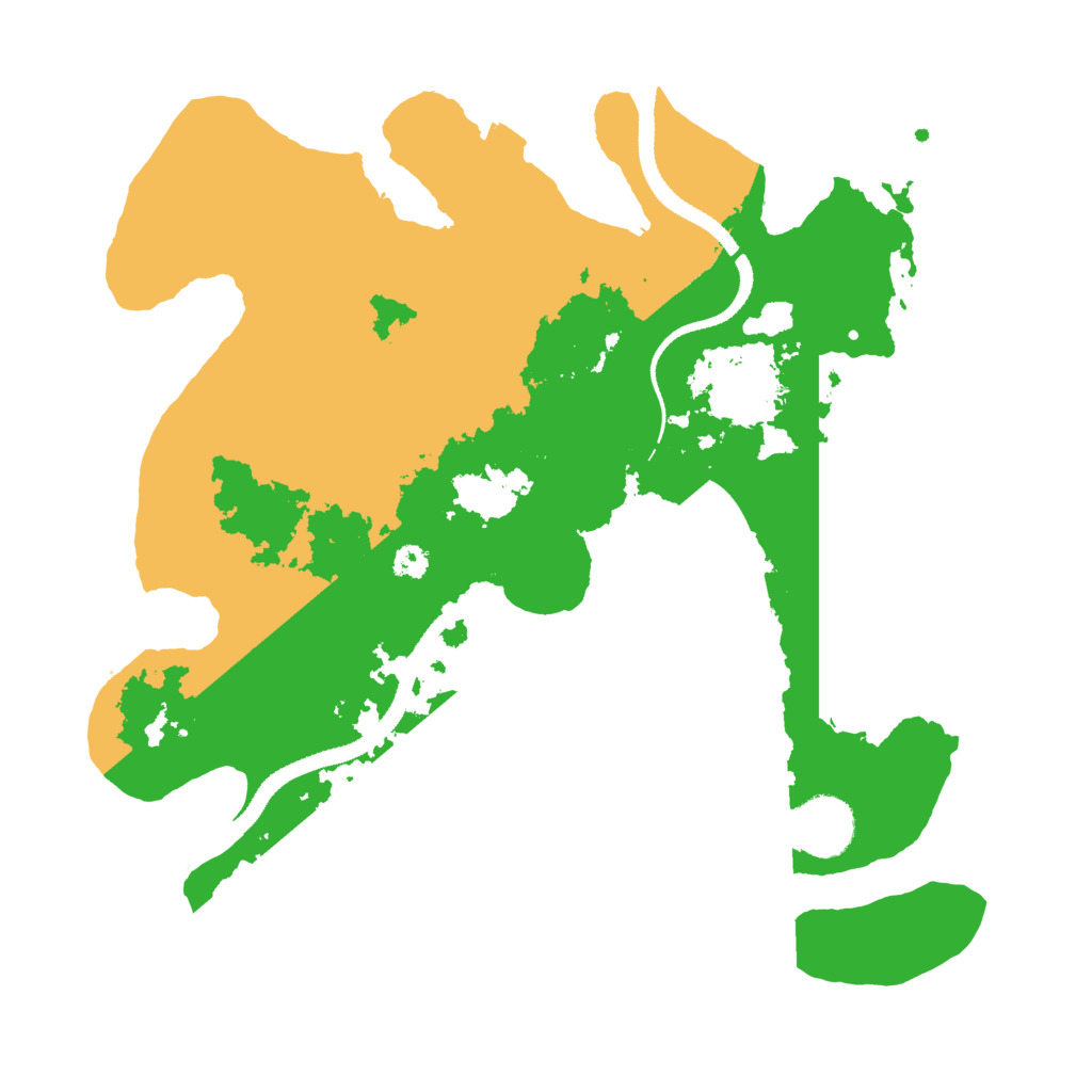 Biome Rust Map: Procedural Map, Size: 3200, Seed: 1461526544