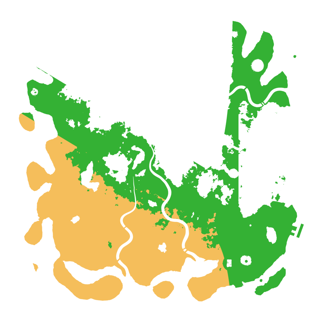 Biome Rust Map: Procedural Map, Size: 4500, Seed: 3123123