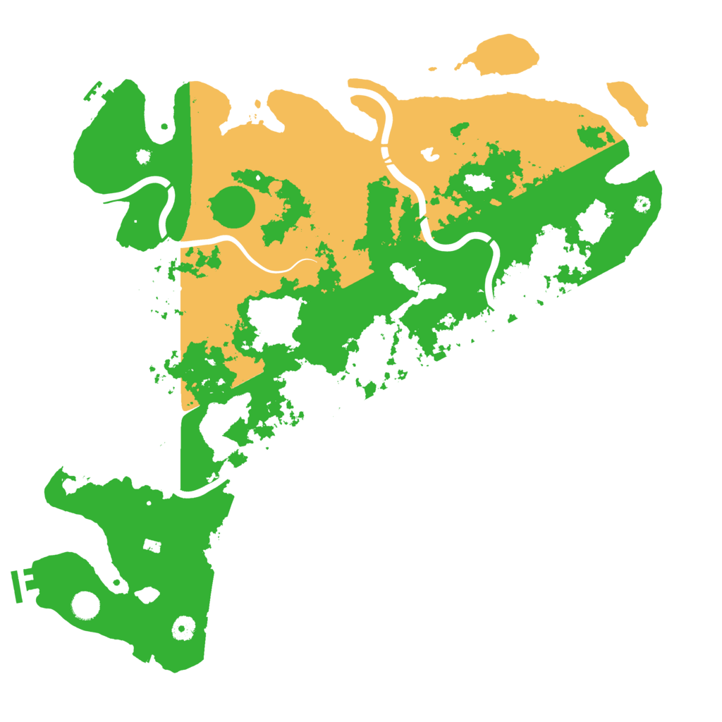 Biome Rust Map: Procedural Map, Size: 4500, Seed: 422026