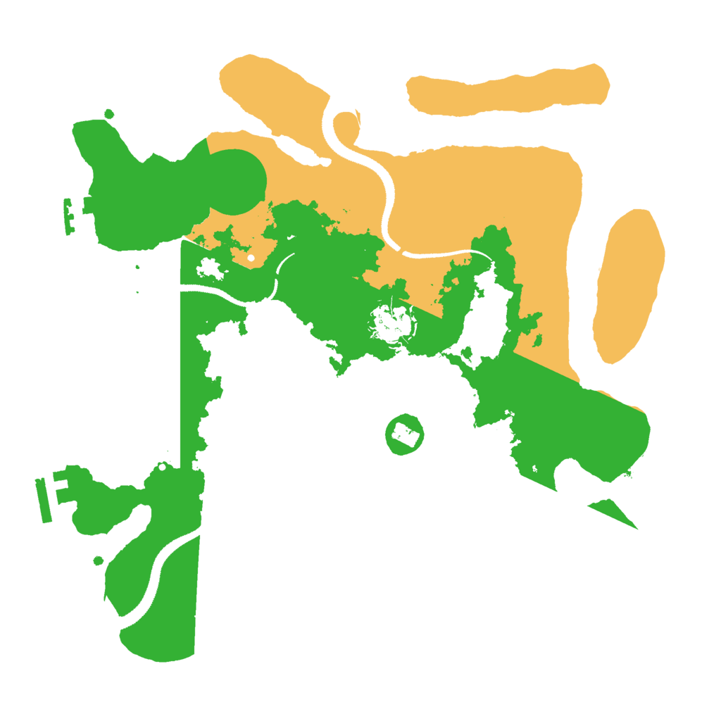 Biome Rust Map: Procedural Map, Size: 3000, Seed: 1916116092