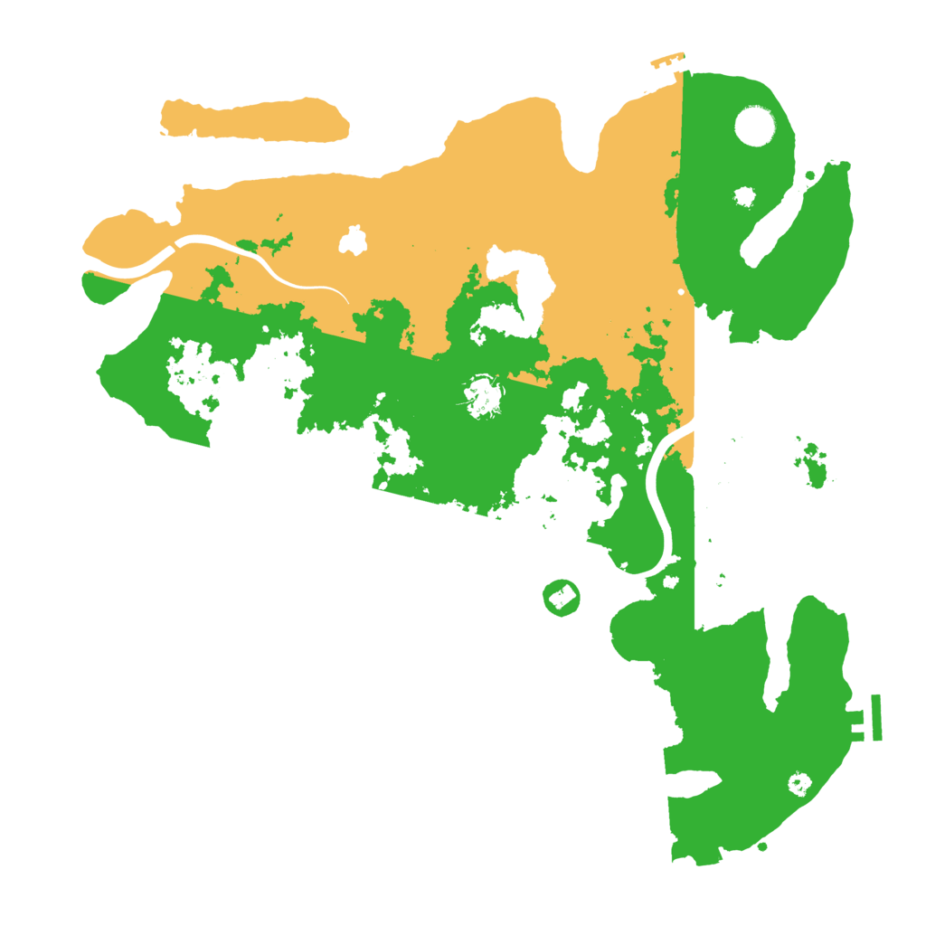 Biome Rust Map: Procedural Map, Size: 4050, Seed: 651656516