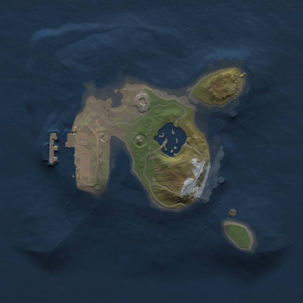 Rust Map: Procedural Map, Size: 1500, Seed: 799564855, 3 Monuments