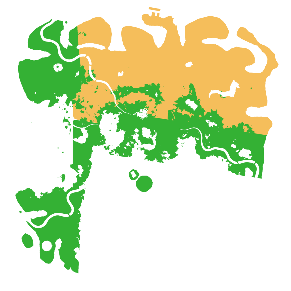 Biome Rust Map: Procedural Map, Size: 5000, Seed: 2125428793