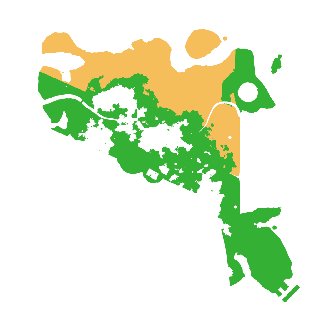 Biome Rust Map: Procedural Map, Size: 2999, Seed: 500