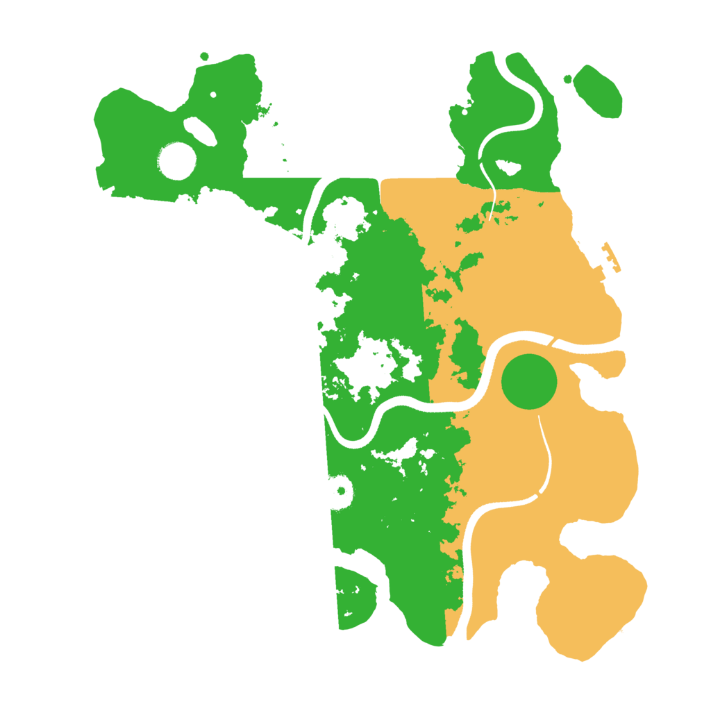 Biome Rust Map: Procedural Map, Size: 3380, Seed: 100