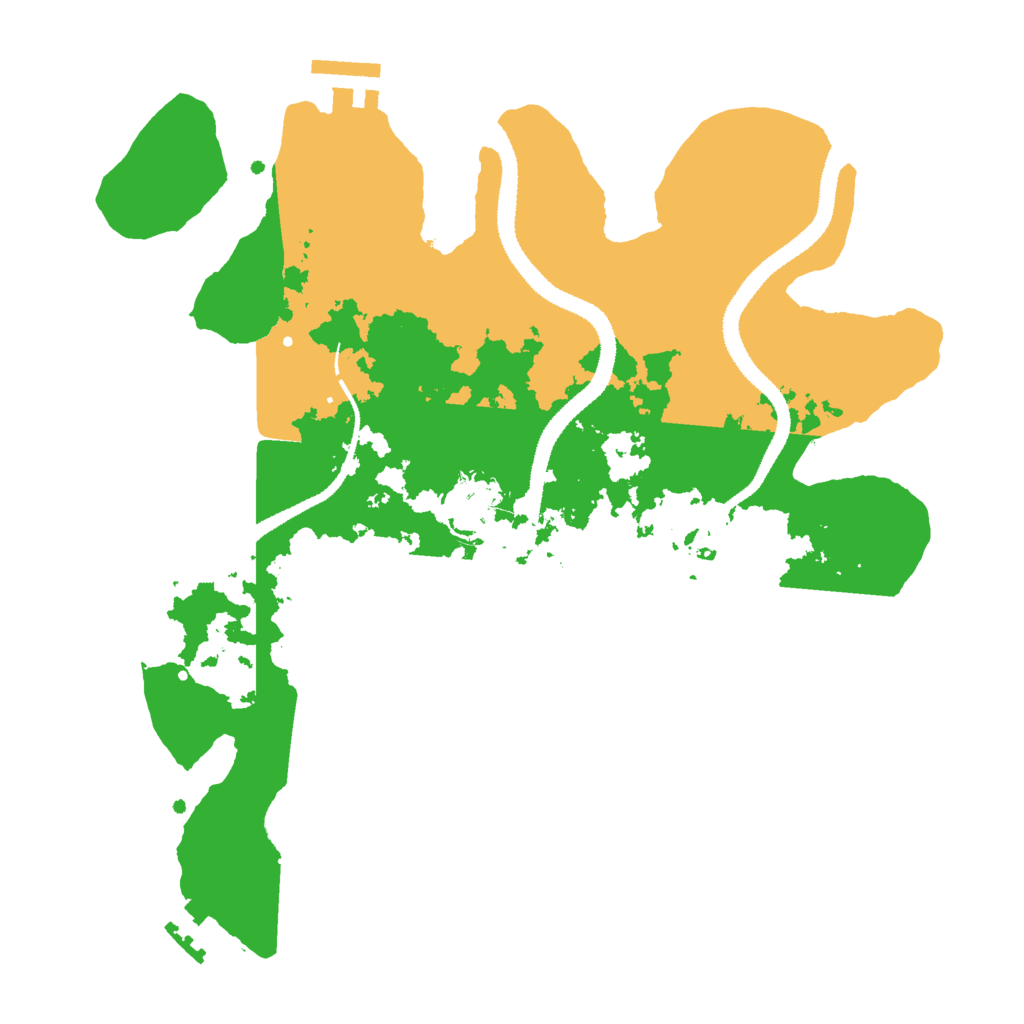 Biome Rust Map: Procedural Map, Size: 3000, Seed: 801407815