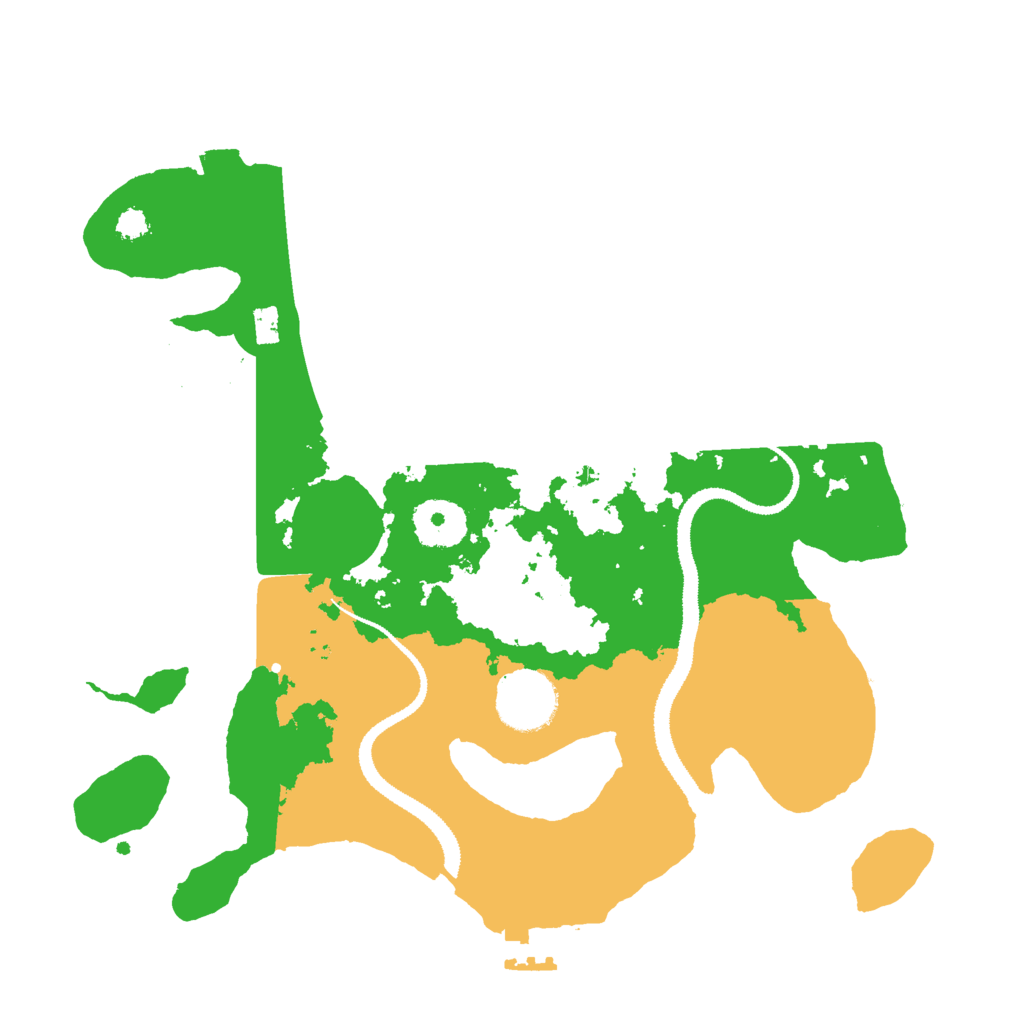 Biome Rust Map: Procedural Map, Size: 3000, Seed: 123456785