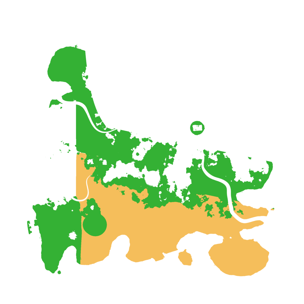 Biome Rust Map: Procedural Map, Size: 3500, Seed: 1530780487