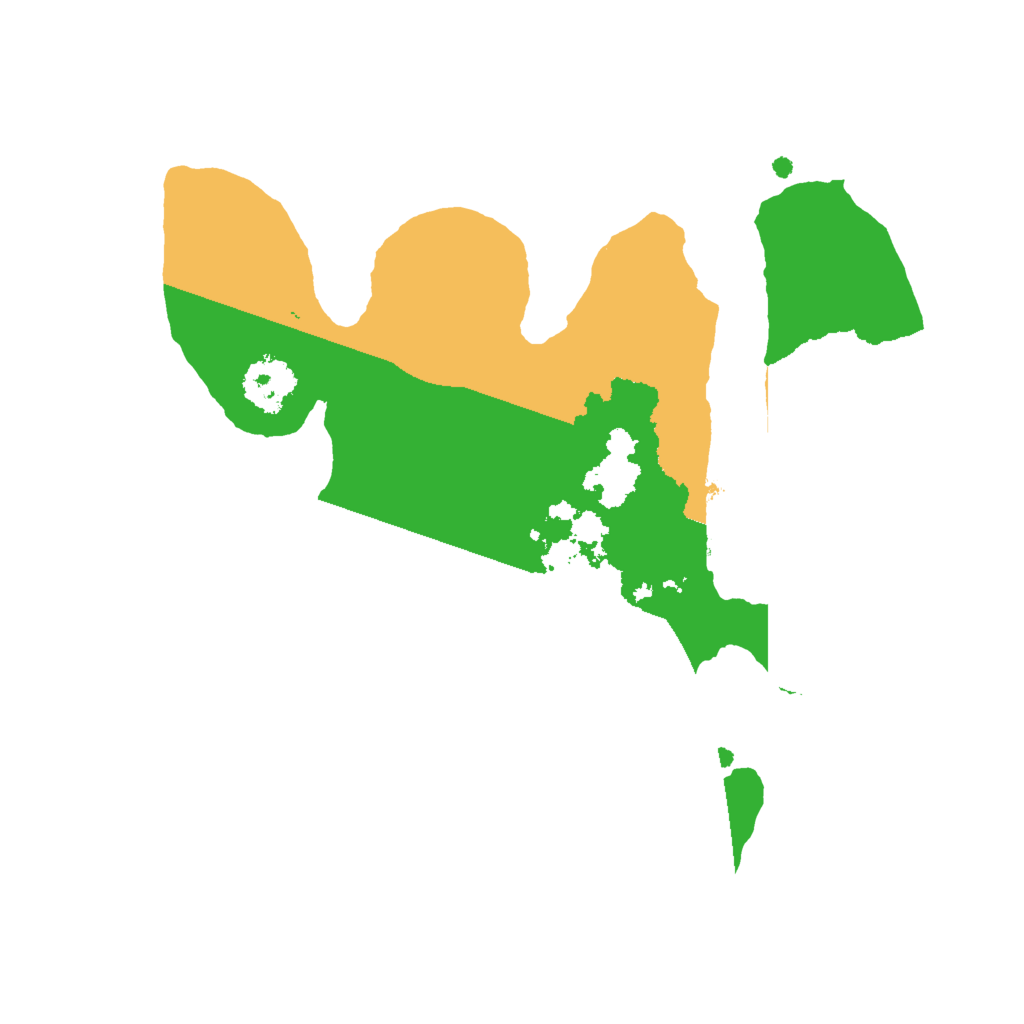 Biome Rust Map: Procedural Map, Size: 2000, Seed: 958751173