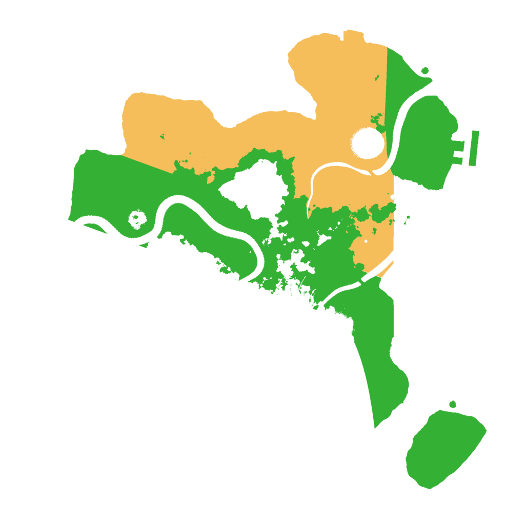 Biome Rust Map: Procedural Map, Size: 3000, Seed: 1578908436