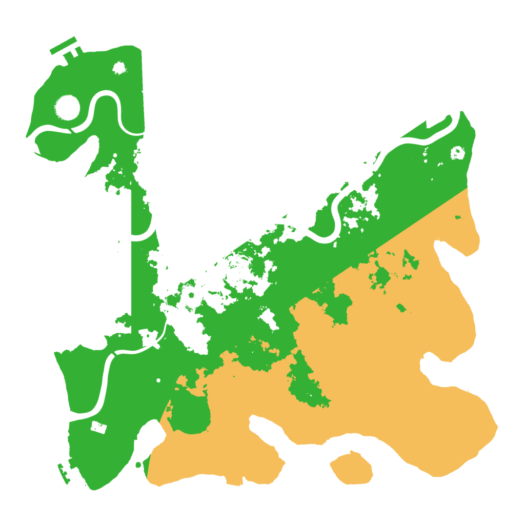 Biome Rust Map: Procedural Map, Size: 3700, Seed: 1809872555