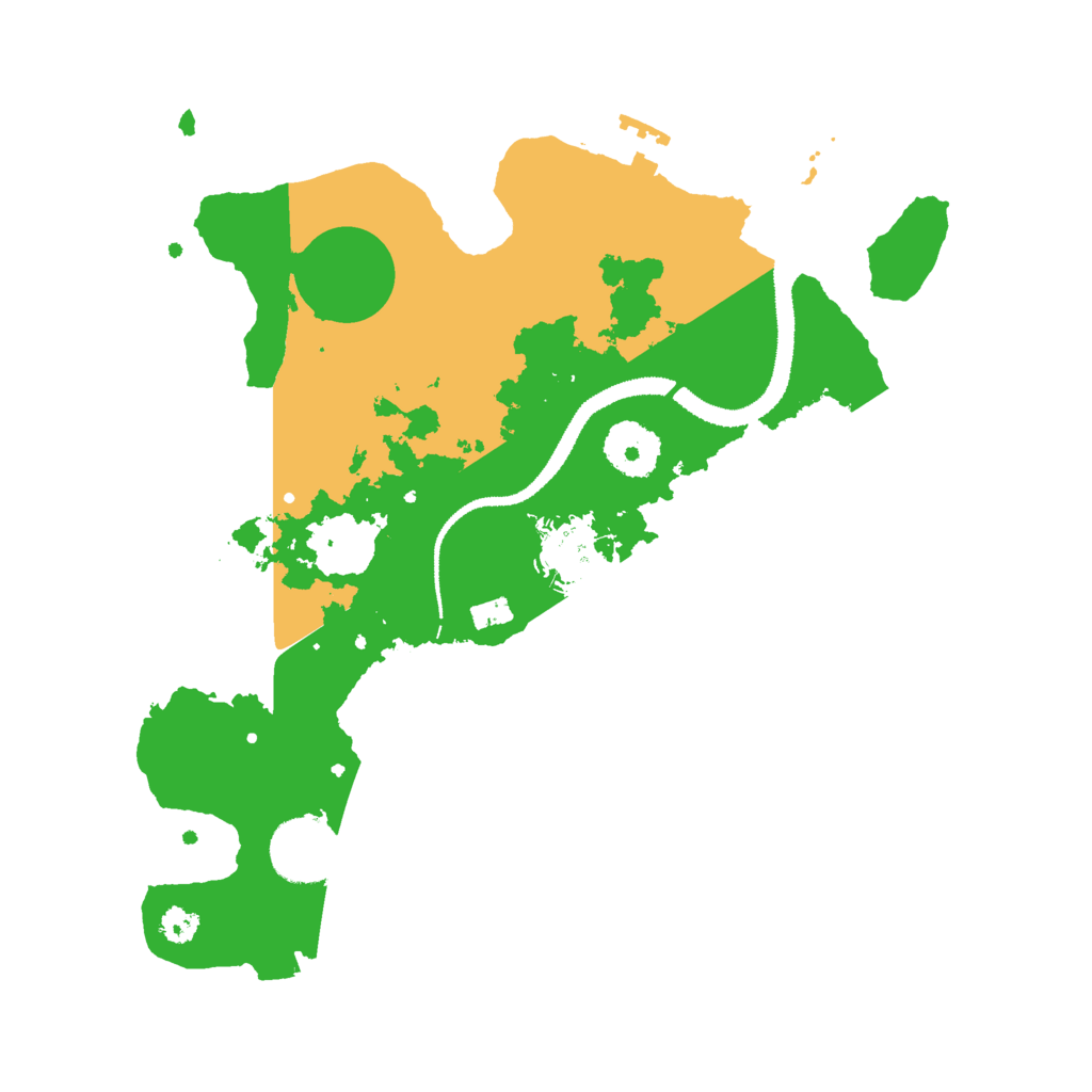 Biome Rust Map: Procedural Map, Size: 3000, Seed: 431212036