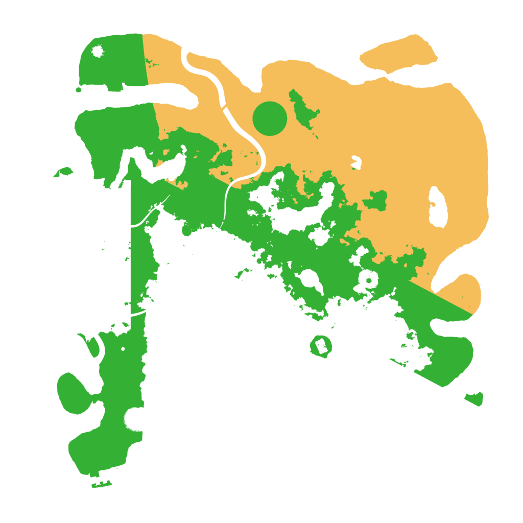 Biome Rust Map: Procedural Map, Size: 4000, Seed: 1346198900