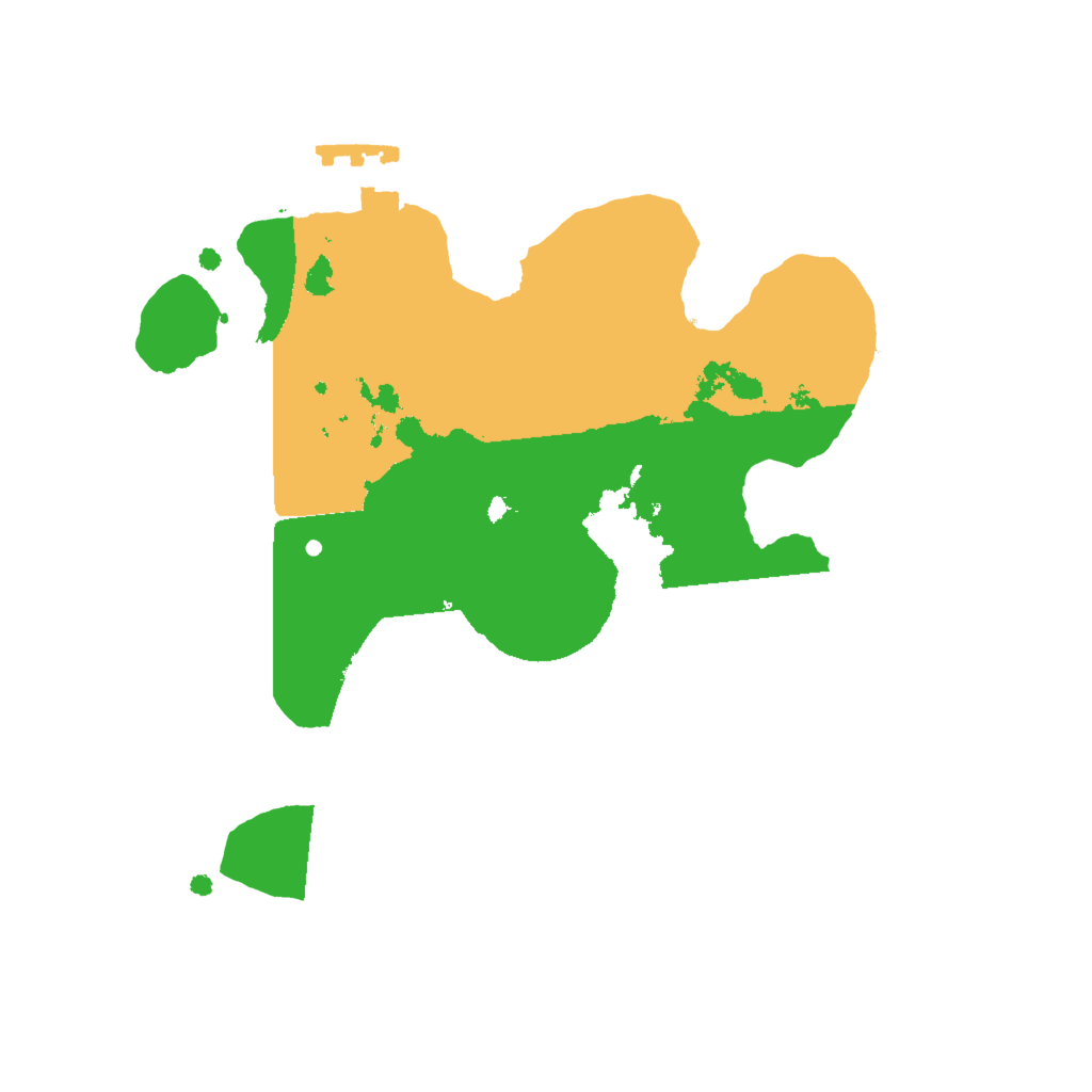 Biome Rust Map: Procedural Map, Size: 2000, Seed: 1488228