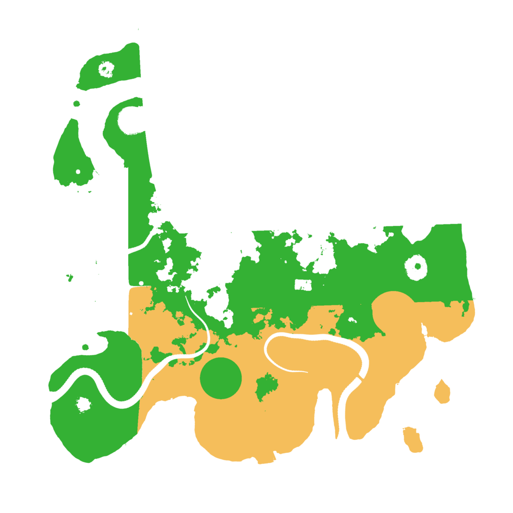 Biome Rust Map: Procedural Map, Size: 3250, Seed: 36651