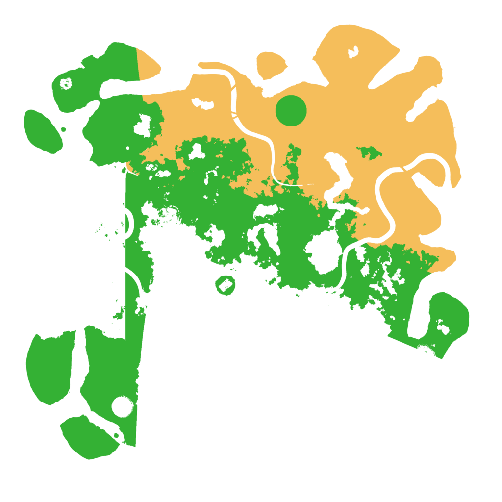 Biome Rust Map: Procedural Map, Size: 4250, Seed: 10008