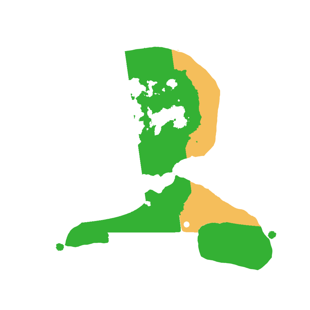 Biome Rust Map: Procedural Map, Size: 1600, Seed: 1996657857