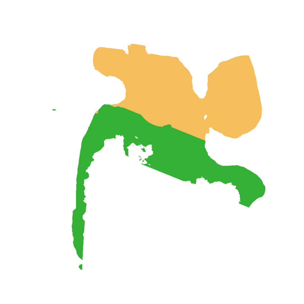 Biome Rust Map: Procedural Map, Size: 2000, Seed: 10524112