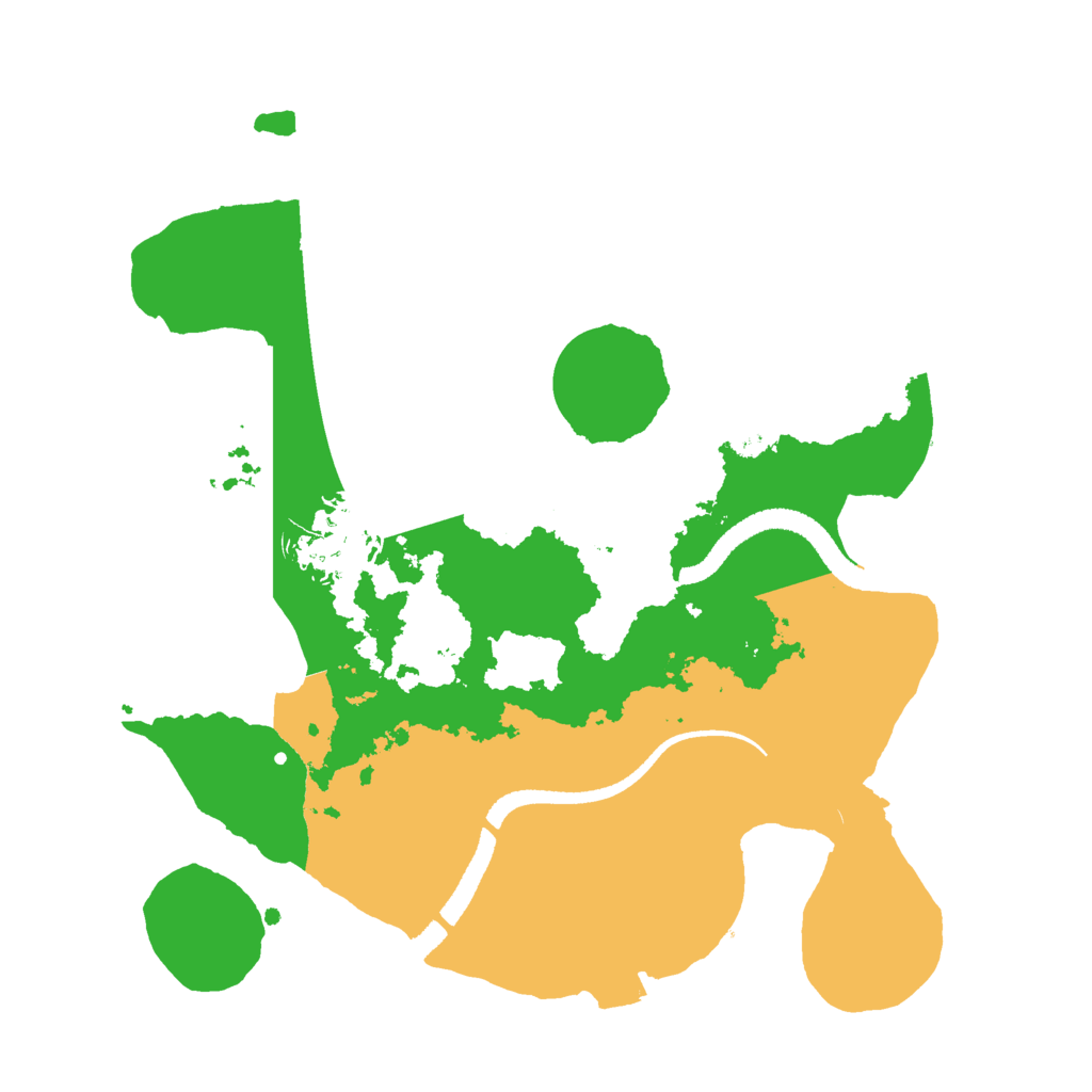 Biome Rust Map: Procedural Map, Size: 2600, Seed: 31546