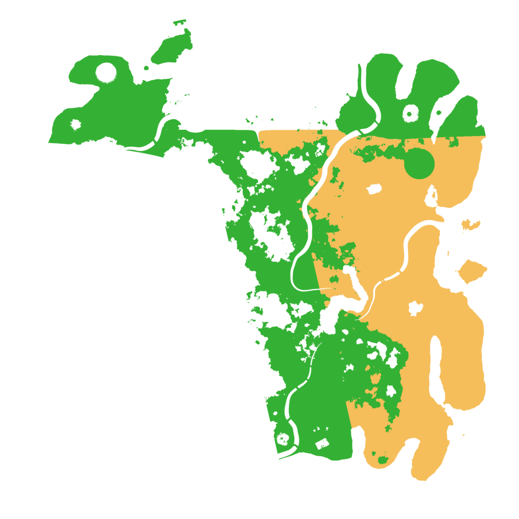 Biome Rust Map: Procedural Map, Size: 4500, Seed: 1548537395