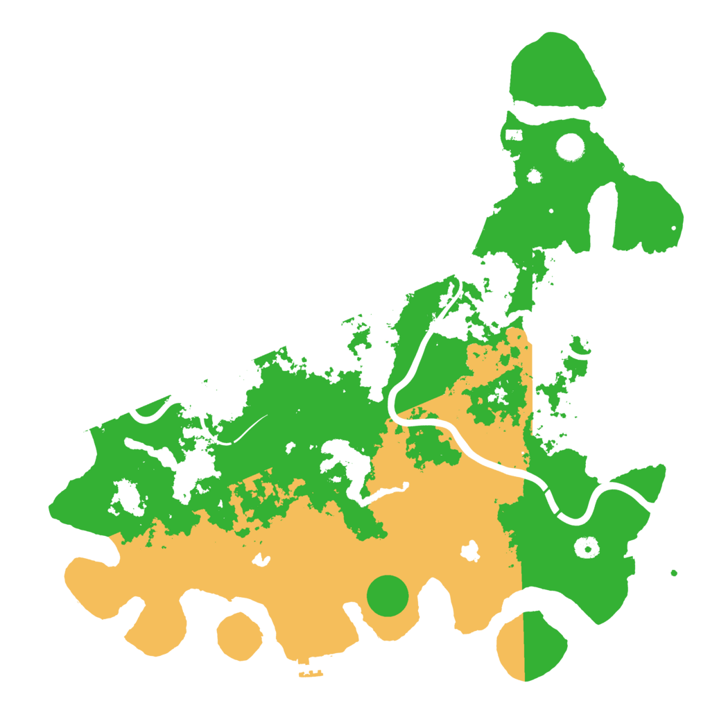 Biome Rust Map: Procedural Map, Size: 4500, Seed: 866512284