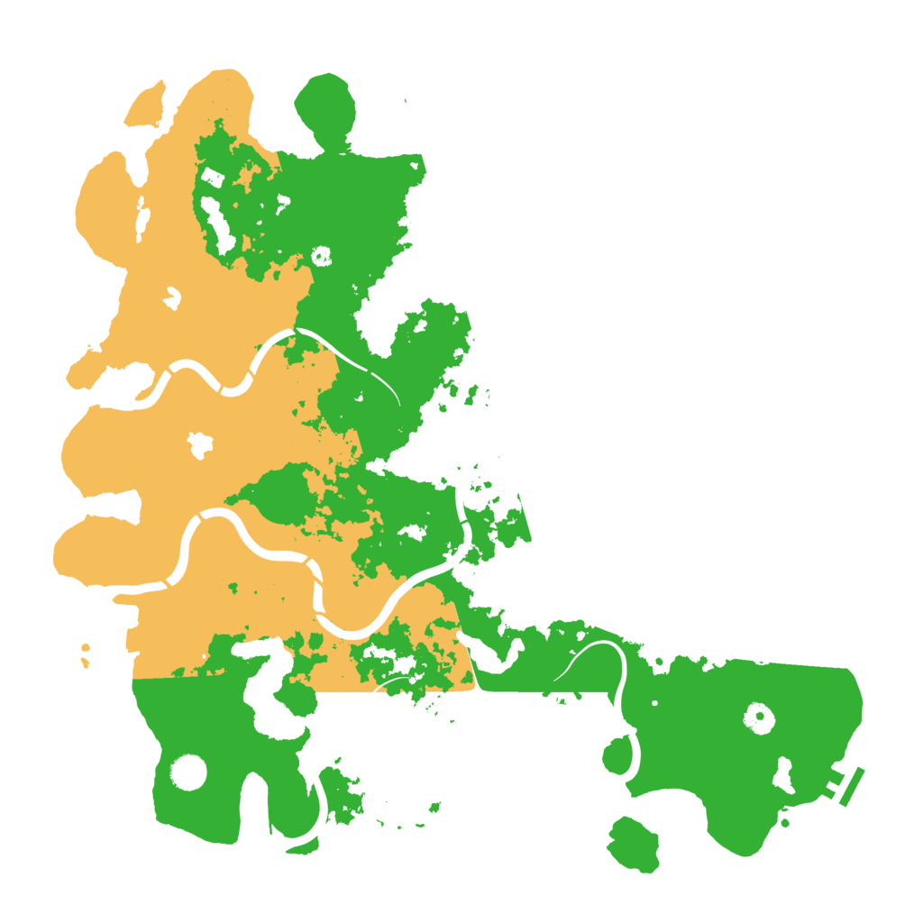 Biome Rust Map: Procedural Map, Size: 4500, Seed: 183575581