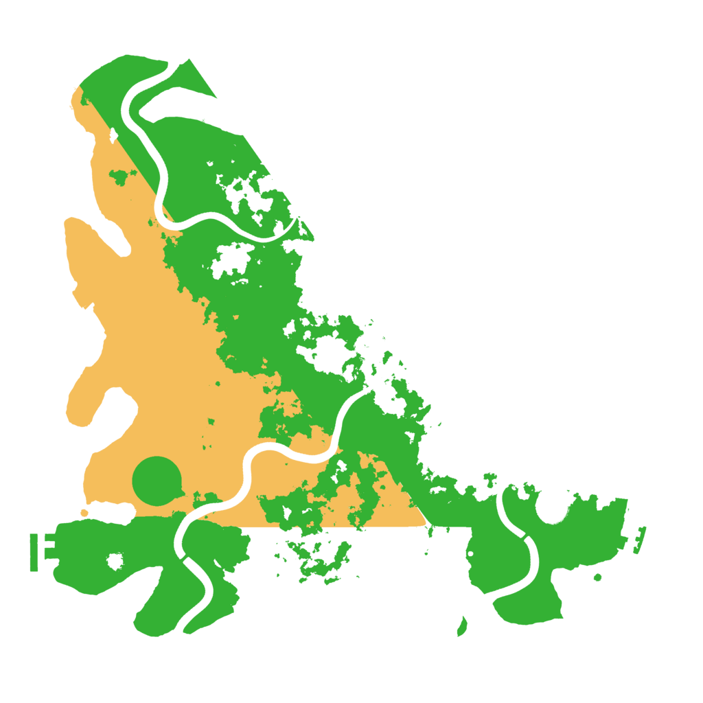 Biome Rust Map: Procedural Map, Size: 3750, Seed: 1992
