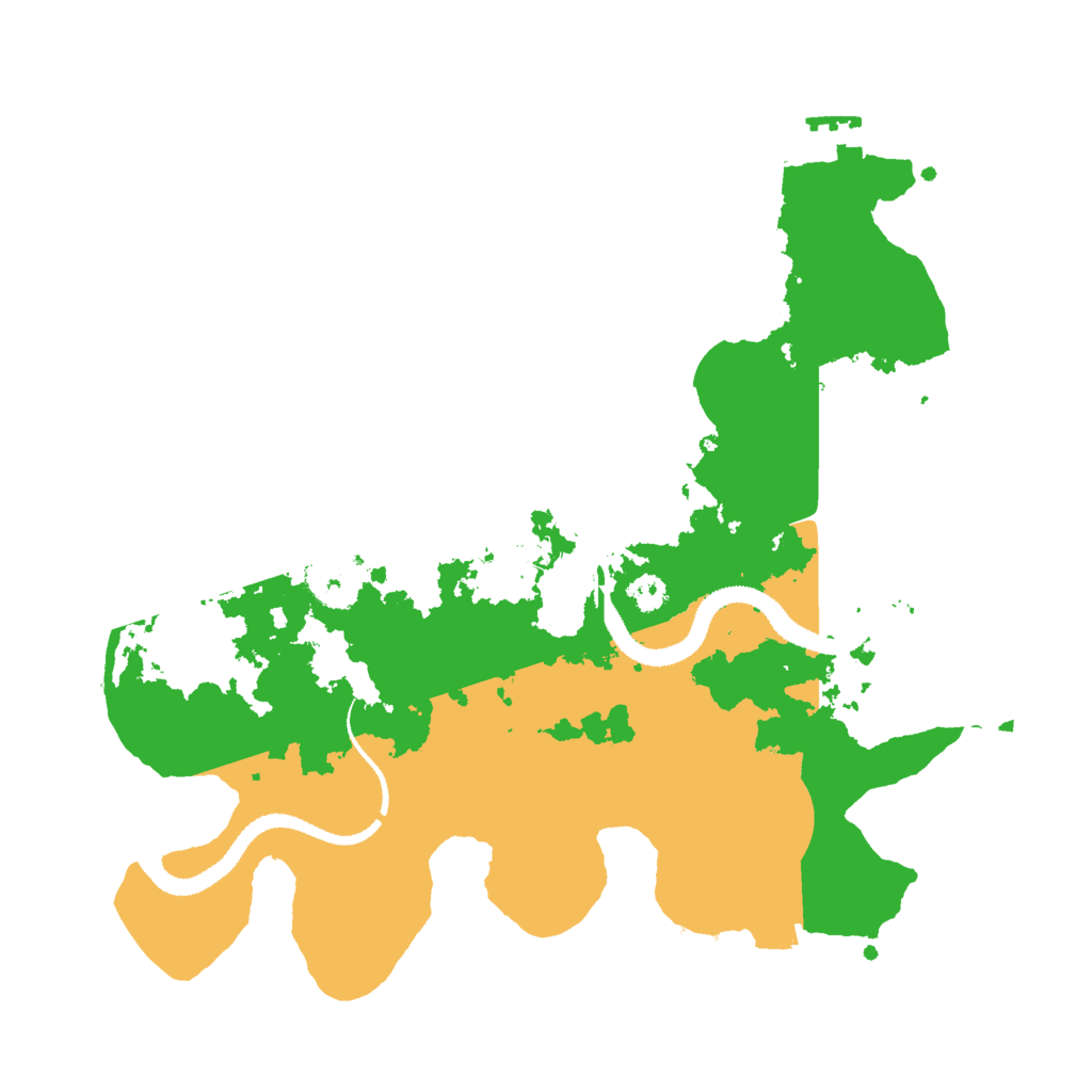 Biome Rust Map: Procedural Map, Size: 3000, Seed: 3094165