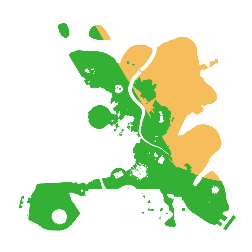 Biome Rust Map: Procedural Map, Size: 3000, Seed: 265141