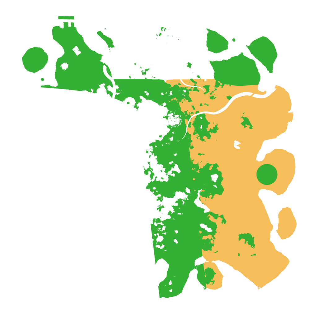 Biome Rust Map: Procedural Map, Size: 4000, Seed: 1385467997