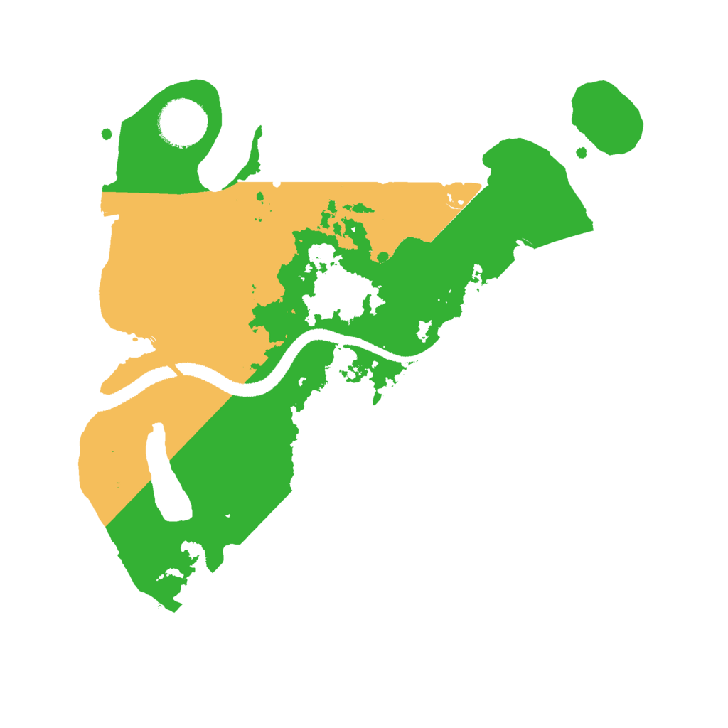 Biome Rust Map: Procedural Map, Size: 2700, Seed: 34524824