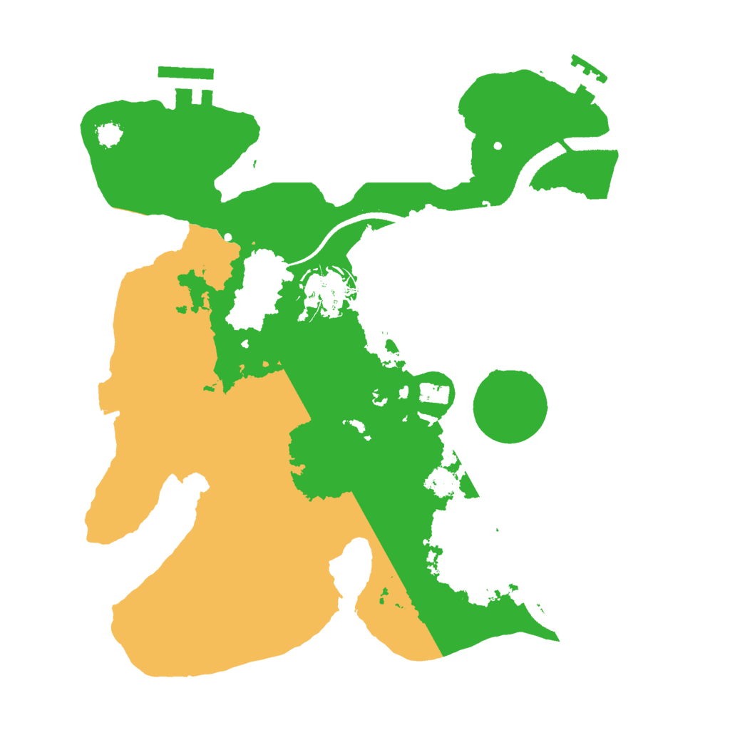 Biome Rust Map: Procedural Map, Size: 2655, Seed: 100000