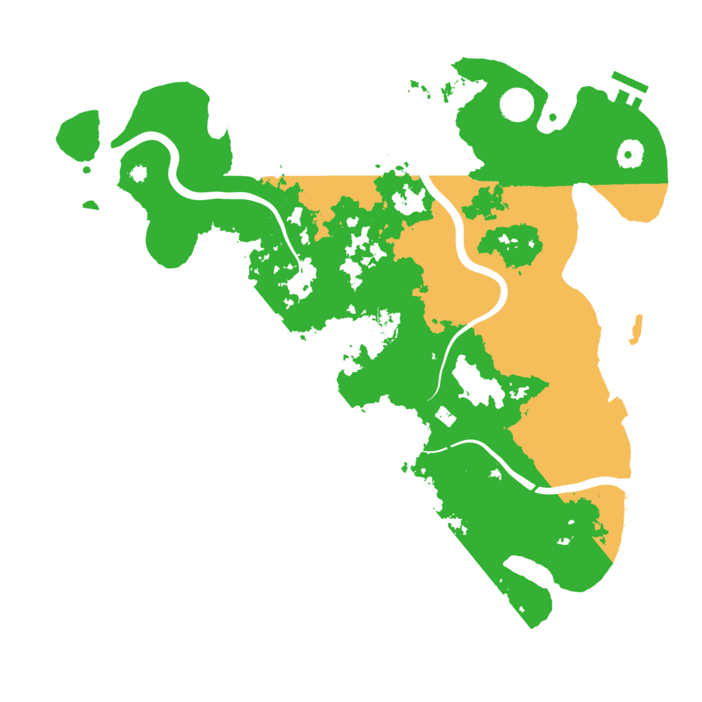 Biome Rust Map: Procedural Map, Size: 3750, Seed: 345417861