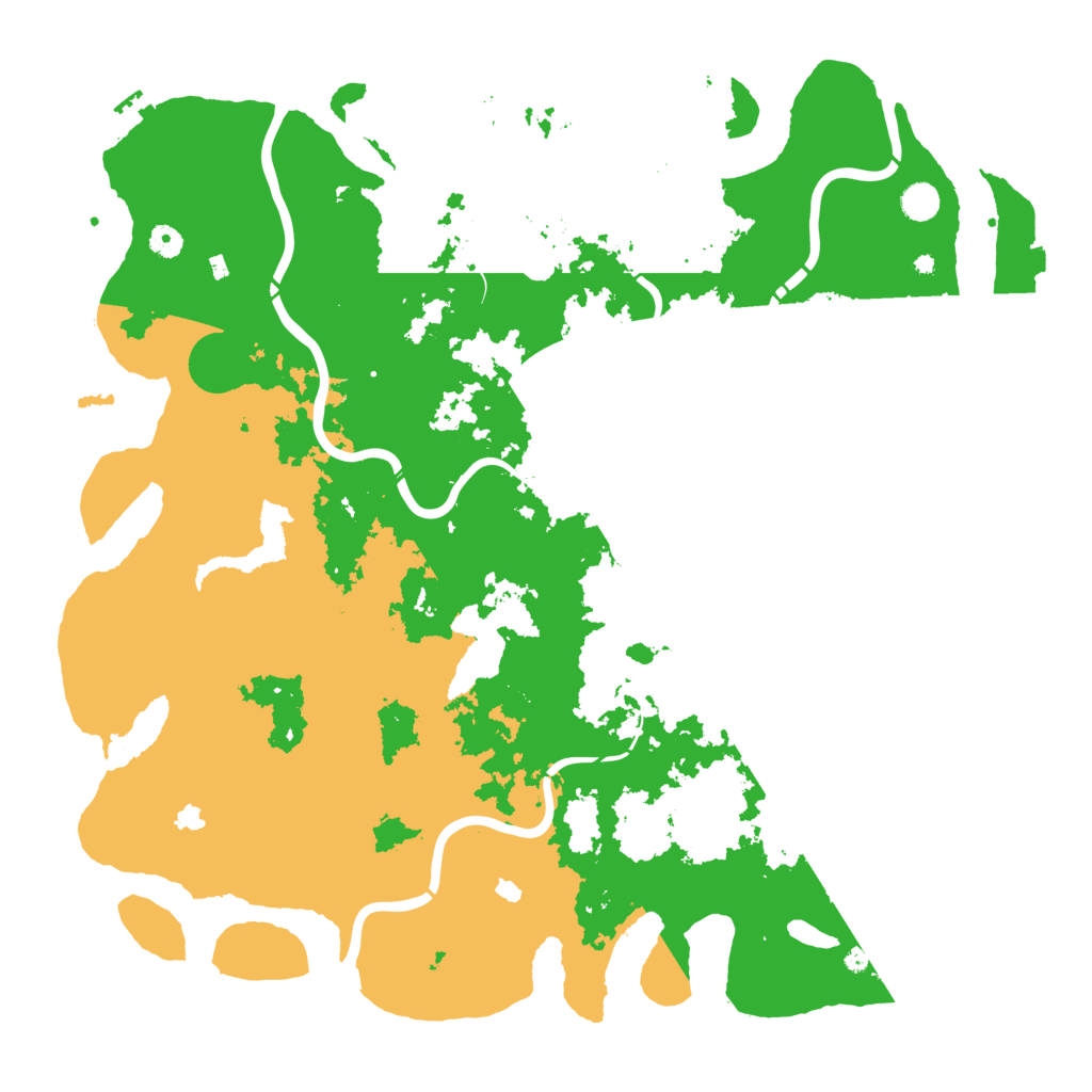 Biome Rust Map: Procedural Map, Size: 5000, Seed: 811411387